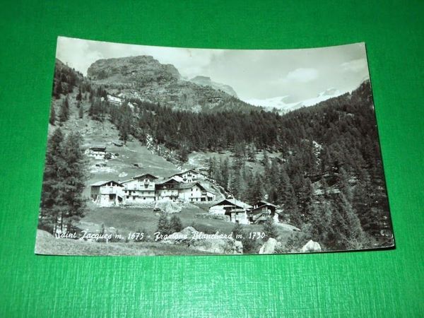 Cartolina Saint Jacques - Frazione Blanchard - Scorcio panoramico1968