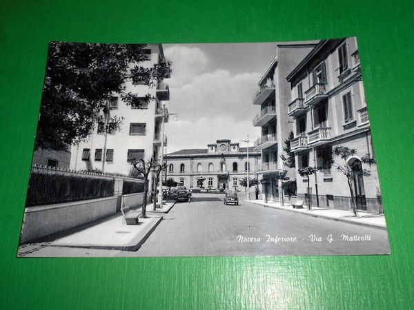 Cartolina Nocera Inferiore - Via G. Matteotti - 1955 ca