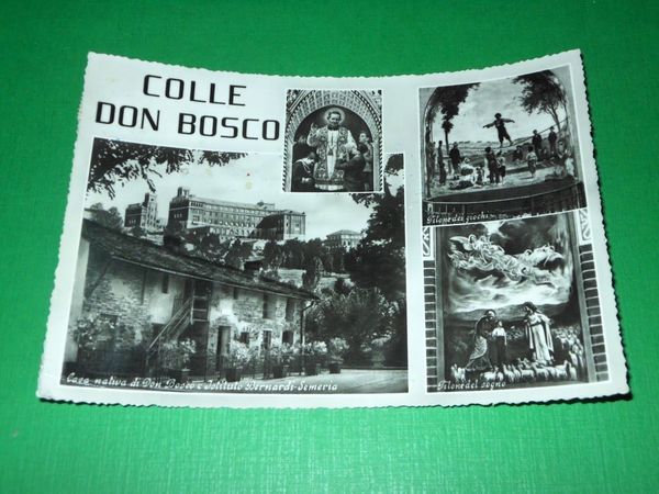 Cartolina Colle Don Bosco - Casa nativa di Don Bosco …