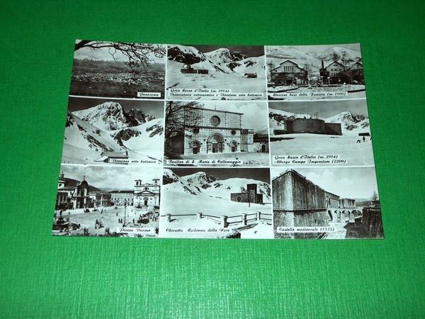 Cartolina L'Aquila degli Abruzzi - Vedute diverse 1962