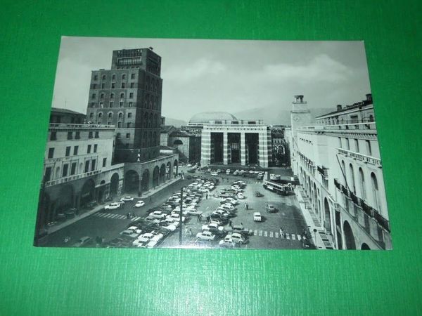 Cartolina Brescia - Piazza delle Vittorie 1960 ca