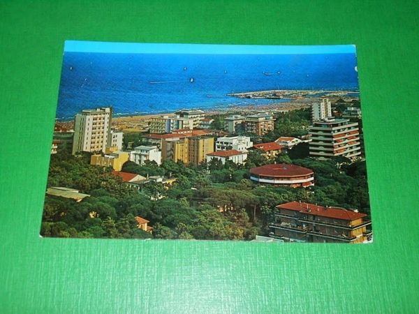 Cartolina Milano Marittima - Scorcio panoramico e mare 1978