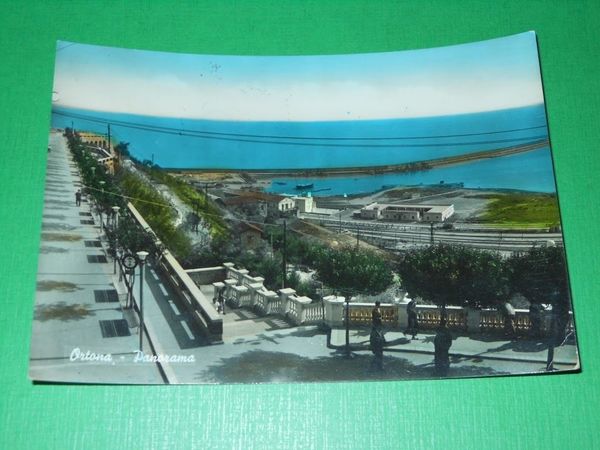 Cartolina Ortona - Panorama 1957