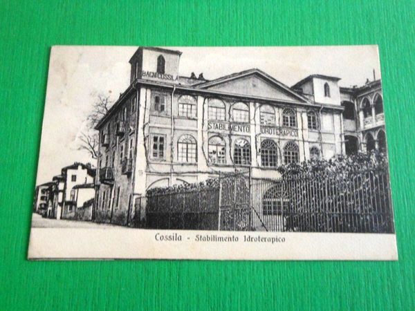Cartolina Cossila ( Biella ) - Stabilimento Idroterapico 1916