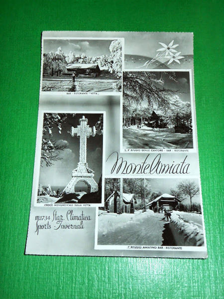 Cartolina Monte Amiata - Vedute diverse 1961