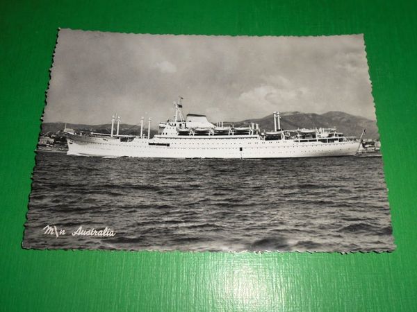 Cartolina Navigazione - M/n Australia 1950 ca.