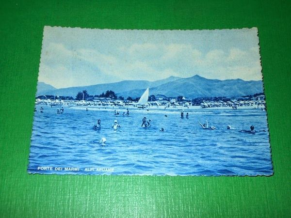 Cartolina Forte dei Marmi - Alpi Apuane 1954