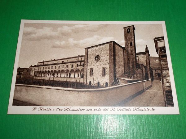 Cartolina S. Colombano ( Bobbio ) - L'Abside ed ex …