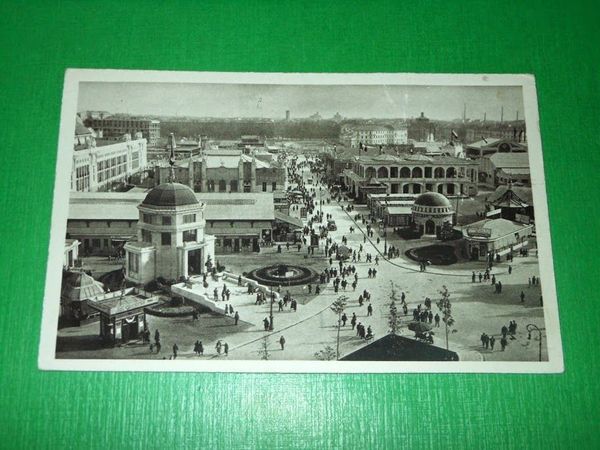 Cartolina Fiera Esposizione di Milano 1928 - Un quartiere della …