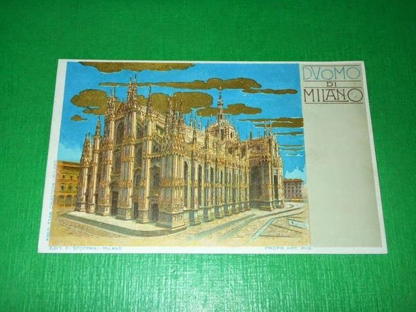 Cartolina Milano - Il Duomo 1900 ca