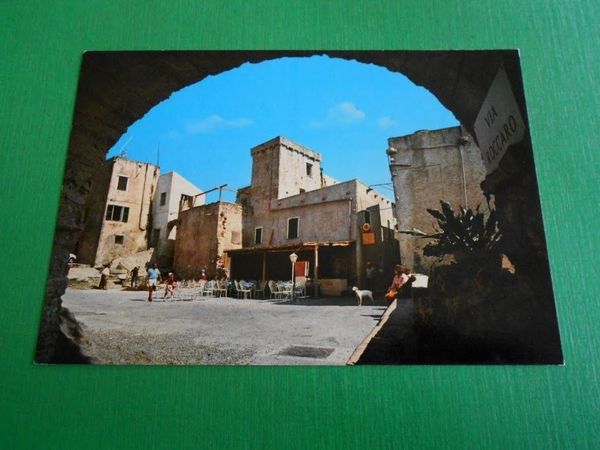 Cartolina Borgio Verezzi - PIazzetta S. Agostino 1965 ca