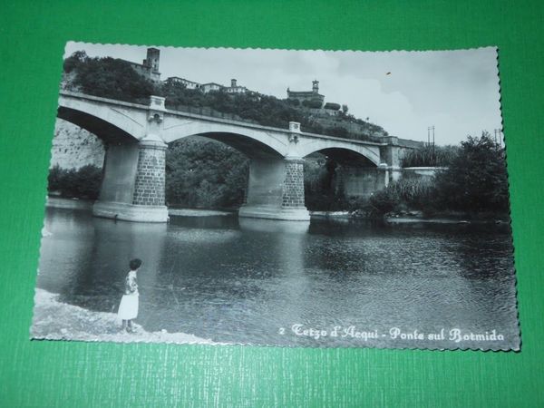 Cartolina Terzo d' acqui - Ponte sul Bormida 1964