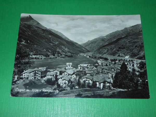 Cartolina Cogne - Panorama 1960