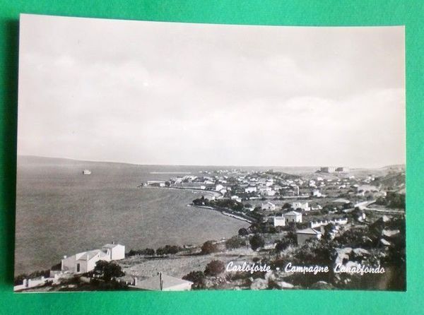 Cartolina Carbonia Iglesias - Carloforte - Campagne Canalfondo