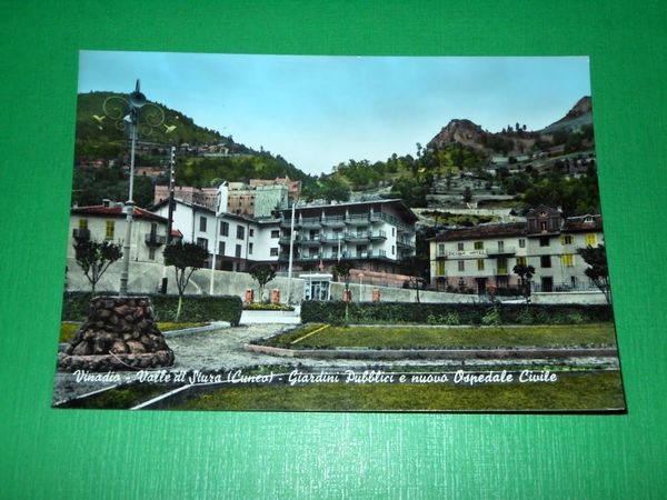 Cartolina Vinadio - Valle di Stura ( Cuneo )- Giardini …