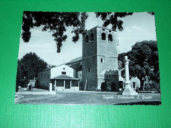 Cartolina Trieste - Cattedrale S. Giusto 1955