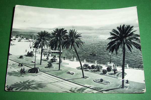 Cartolina Messina - Lungomare 1961