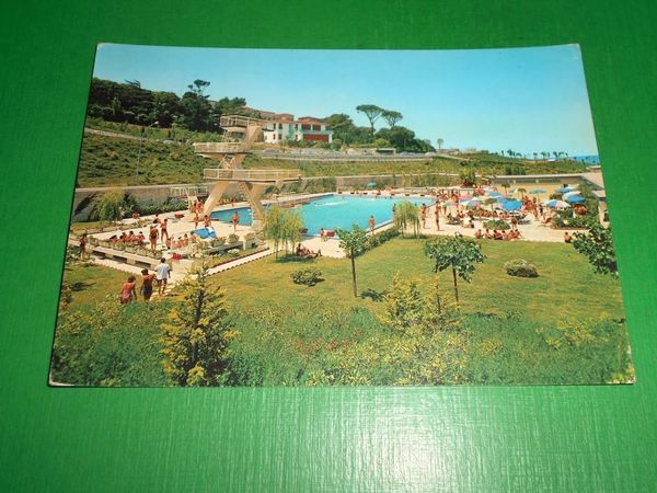 Cartolina Ancona - Piscina Comunale 1963