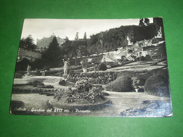 Cartolina Collodi - Giardino del XVII sec. - Prospetto 1956