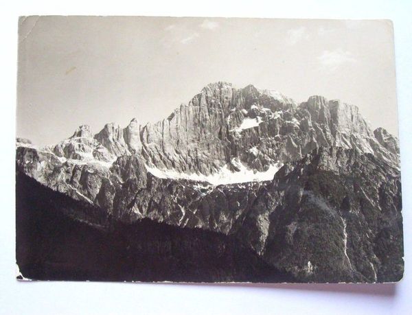 Cartolina Monte Civetta - Panorama 1950