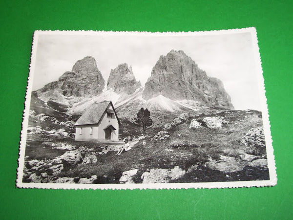 Cartolina Dolomiti - Giogo della Sella 1952