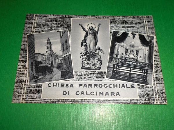 Cartolina Calcinara di Uscio - Chiesa Parrocchiale - Vedute diverse …