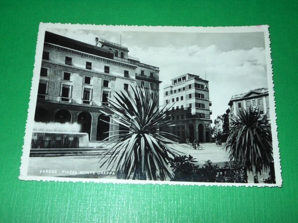 Cartolina Varese - Piazza Monte Grappa 1952