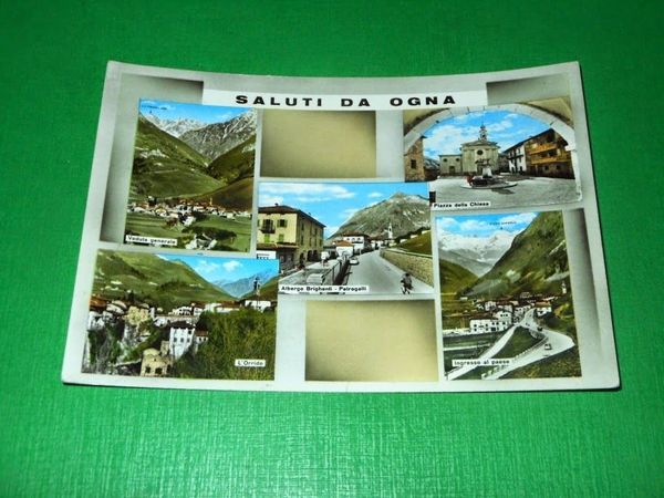 Cartolina Saluti da Ogna - Vedute diverse 1961