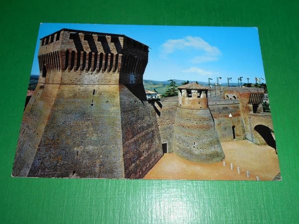 Cartolina Mondavio ( Pesaro ) - La Rocca - Maschio …