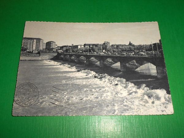 Cartolina Alessandria - Ponte sul Tanaro 1962