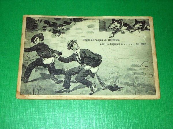 Cartolina Pubblicità Terme di Bognanco - Effetti dell' acqua 1916