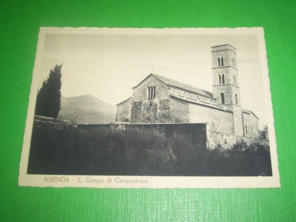 Cartolina Albenga - S. Giorgio di Campochiesa 1940 ca