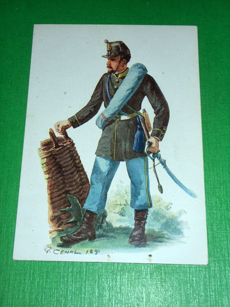Cartolina Militaria Uniformi - Fanteria - Brigata Casale - Illustratore …