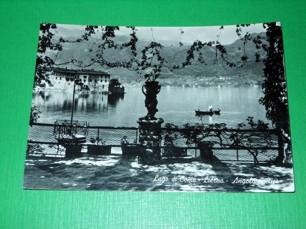 Cartolina Lago di Como - Lierna - Angolo poetico 1959