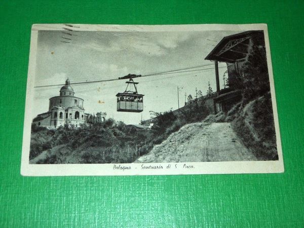 Cartolina Bologna - Santuario di S. Lucca 1947