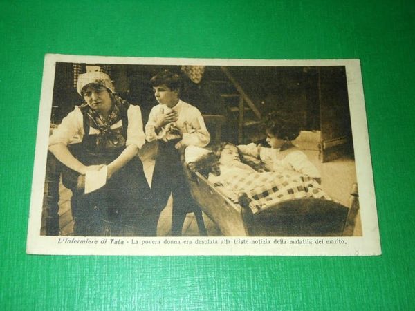Cartolina Cinema Film Artistica Torino - L'infermiere di Tata 1930 …