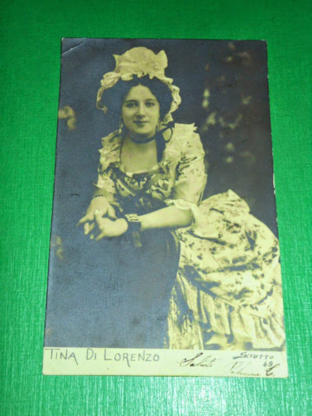 Cartolina Teatro - Attrice Tina di Lorenzo 1902