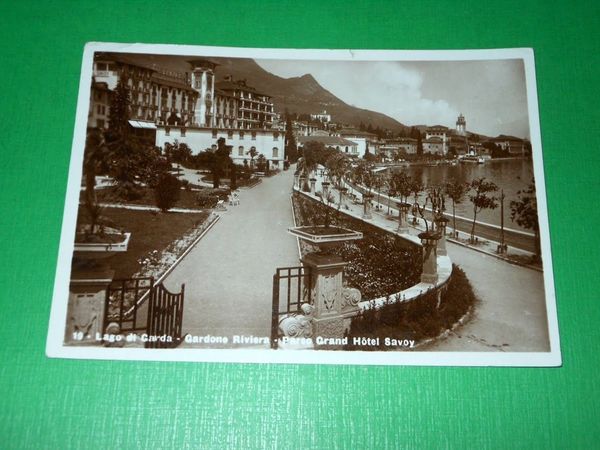 Cartolina Lago di Garda - Gardone Riviera - Parco Grand …