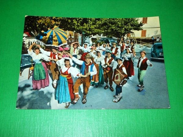 Cartolina Fiuggi - Costumi Ciociari 1962