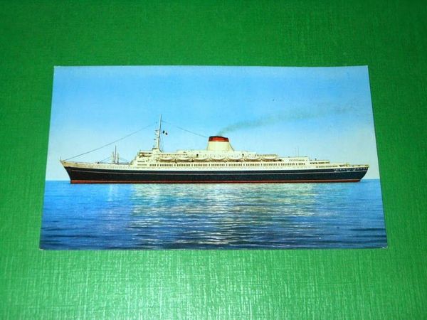 Cartolina Società di Navigazione Italia - T/N Leonardo Da Vinci …