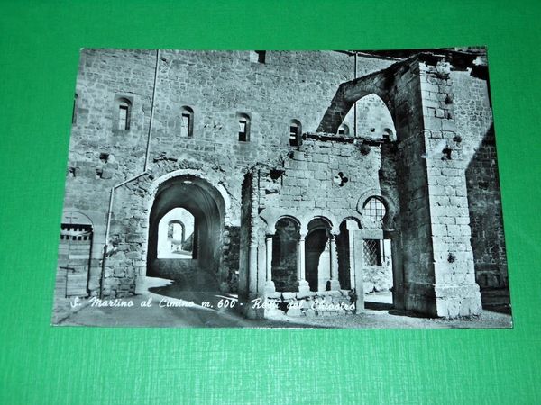Cartolina San Martino al Cimino - Resti del Chiostro 1966