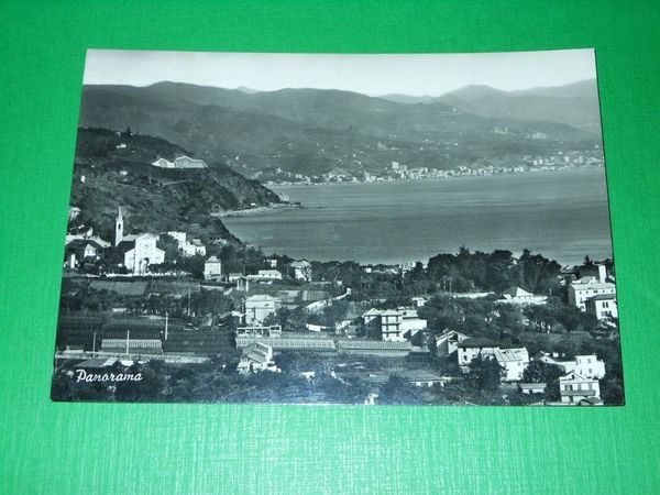 Cartolina Arenzano - Panorama e Santuario 1963