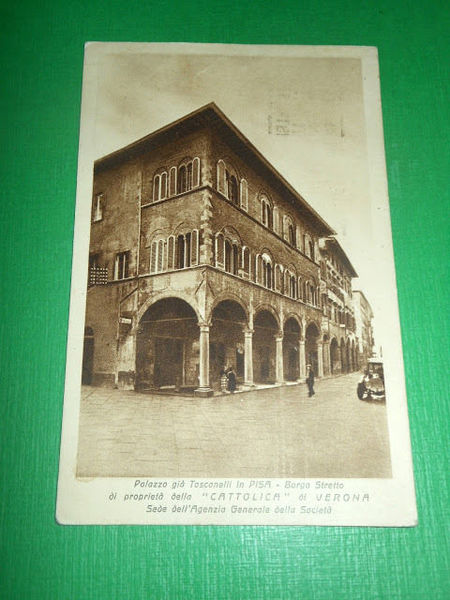 Cartolina Pisa - Borgo Stretto - Palazzo Toscanelli - Prop. …