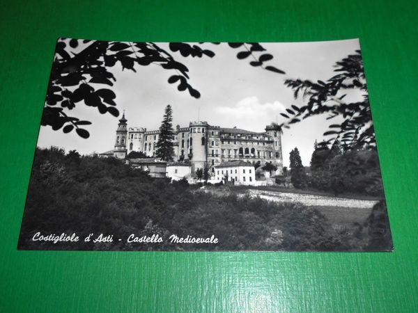 Cartolina Costigliole d' Asti - Castello Medioevale 1960 ca