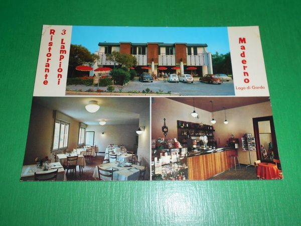 Cartolina Maderno - Lago di Garda - Ristorante 3 Lampioni …