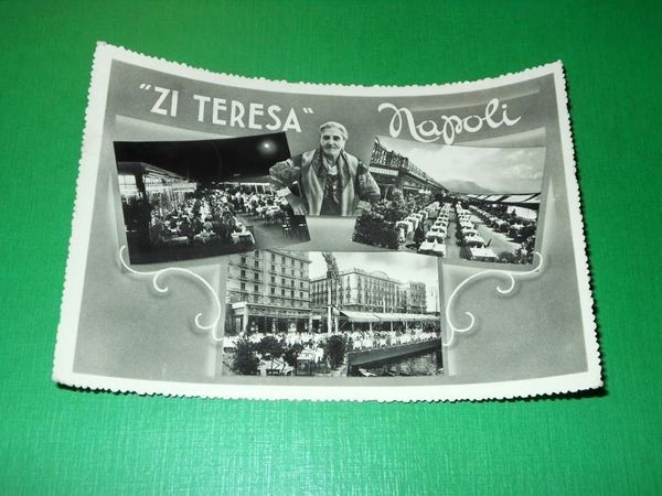 "Cartolina Napoli - Ristorante "Zi' Teresa" 1958"