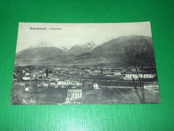 Cartolina Domodossola - Panorama 1914