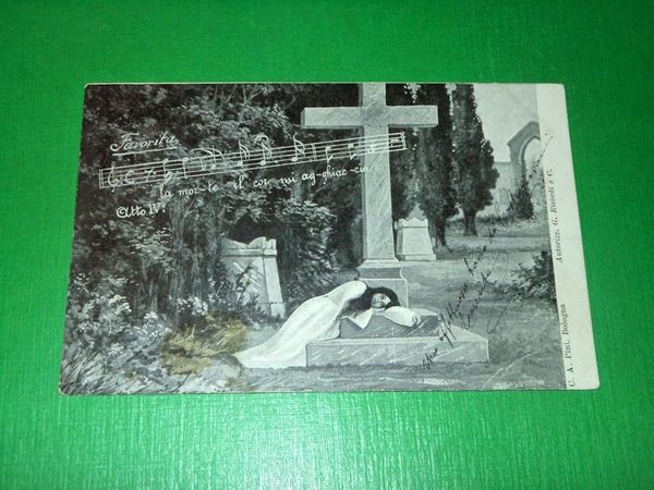 Cartolina Opera Lirica G. Donizetti - La Favorita 1904 #2