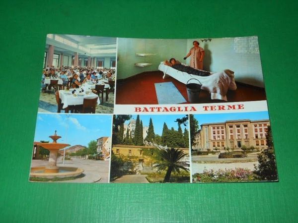Cartolina Battaglia Terme - Vedute diverse - 1967