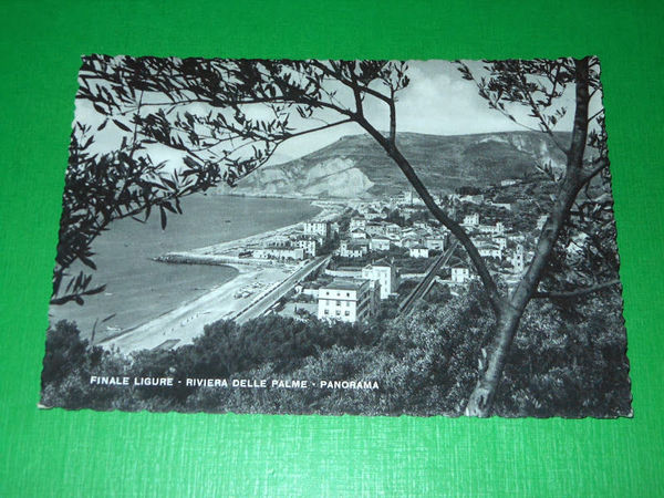 Cartolina Finale Ligure - Riviera delle Palme - Panorama 1952